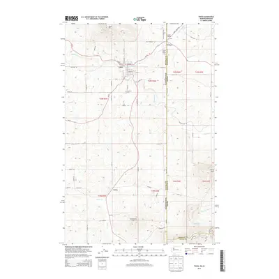 2014 Map of Tekoa, 2014 Print