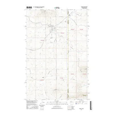 2017 Map of Tekoa, 2017 Print