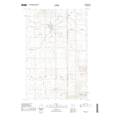 2020 Map of Tekoa, 2020 Print