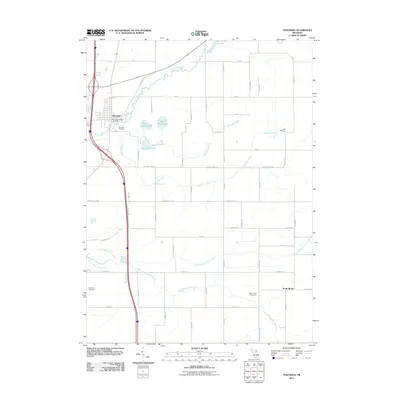 2011 Map of Tekonsha, 2011 Print