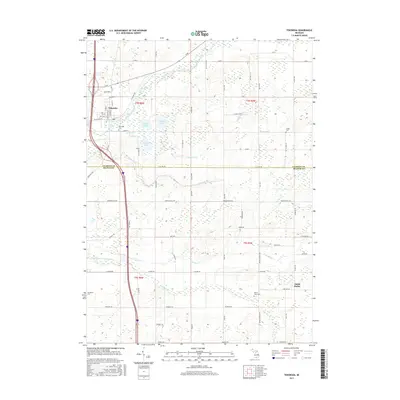 2017 Map of Tekonsha, 2017 Print