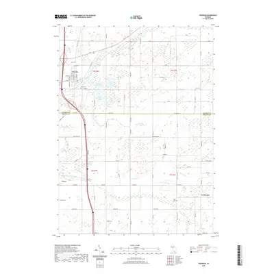 2019 Map of Tekonsha, 2019 Print