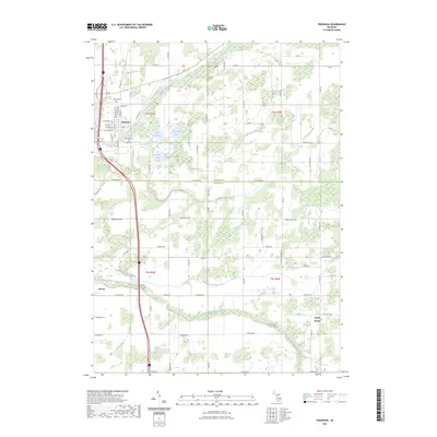 2023 Map of Tekonsha, 2023 Print
