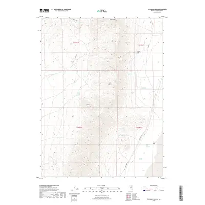 2018 Map of Telegraph Canyon, 2018 Print