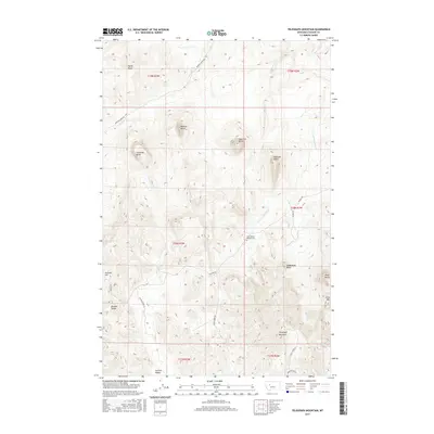 2017 Map of Telegraph Mountain, 2017 Print