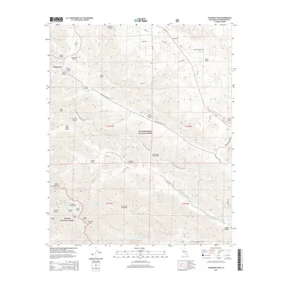 2015 Map of Telegraph Peak, 2015 Print