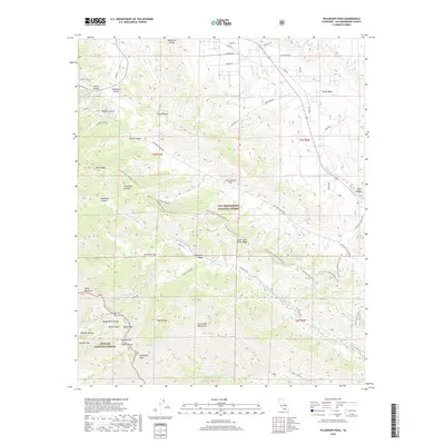 2018 Map of Telegraph Peak, 2018 Print