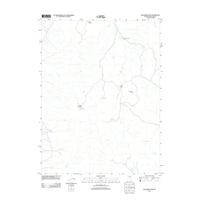 2012 Map of Telegraph Peak, 2012 Print