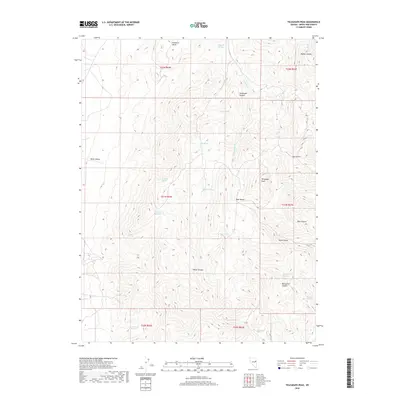 2018 Map of Telegraph Peak, 2018 Print