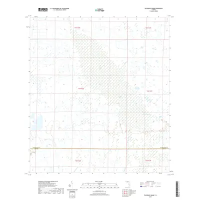2018 Map of Telegraph Swamp, 2018 Print