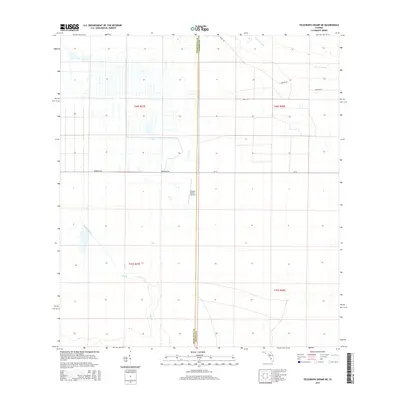 2015 Map of Telegraph Swamp NE, 2015 Print