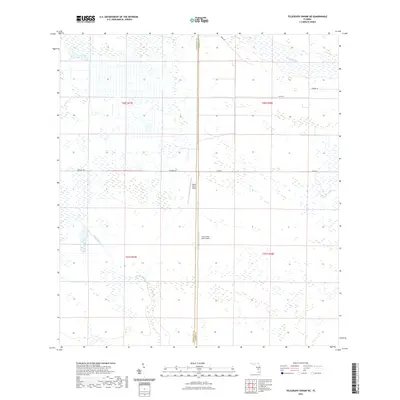 2021 Map of Telegraph Swamp NE, 2021 Print