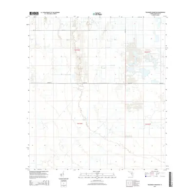 2015 Map of Telegraph Swamp NW, 2015 Print