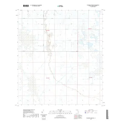 2018 Map of Telegraph Swamp NW, 2018 Print