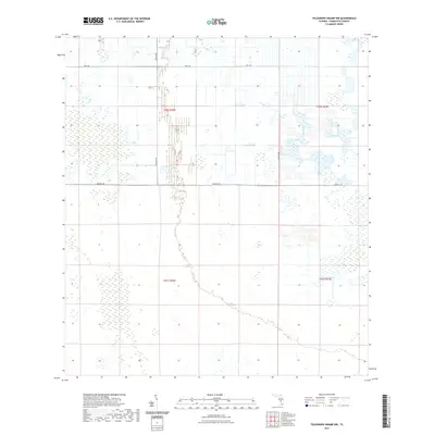 2021 Map of Telegraph Swamp NW, 2021 Print
