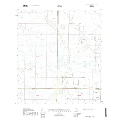 2018 Map of Telegraph Swamp SE, 2018 Print
