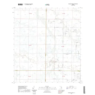 2021 Map of Telegraph Swamp SE, 2021 Print