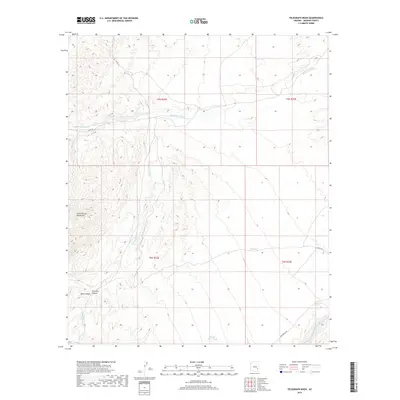 2018 Map of Telegraph Wash, 2018 Print