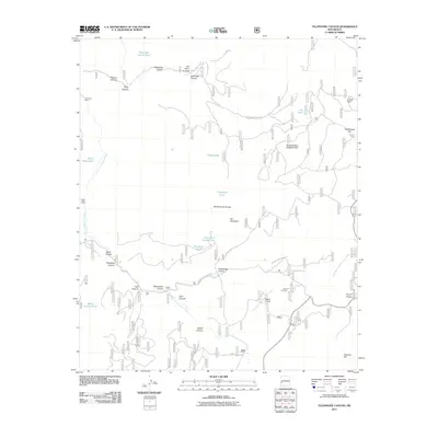 2011 Map of Telephone Canyon, 2011 Print