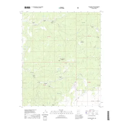 2020 Map of Telephone Canyon, 2020 Print