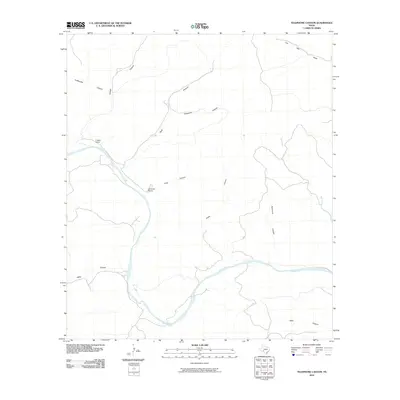 2010 Map of Telephone Canyon, 2010 Print