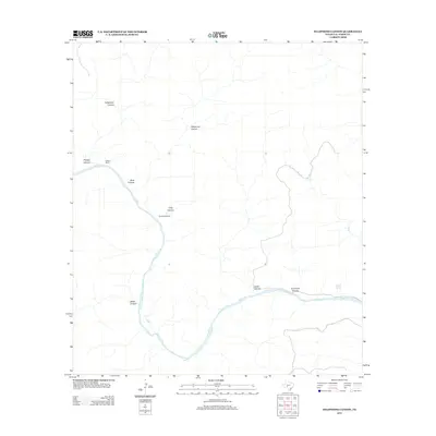 2013 Map of Telephone Canyon, 2013 Print