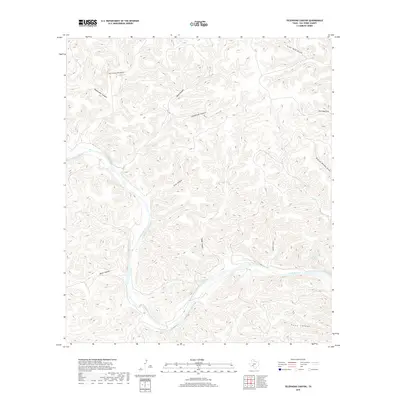 2019 Map of Telephone Canyon, 2019 Print
