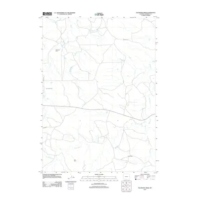 2012 Map of Telephone Draw, 2012 Print