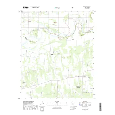 2019 Map of Telephone, 2019 Print