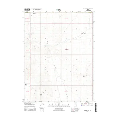 2014 Map of Telephone Well, 2014 Print