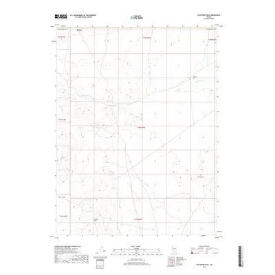 2018 Map of Telephone Well, 2018 Print