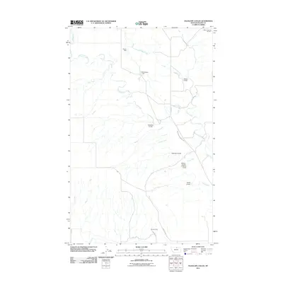 2011 Map of Telescope Coulee, 2011 Print
