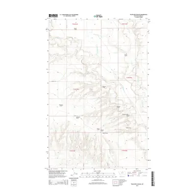 2014 Map of Telescope Coulee, 2014 Print