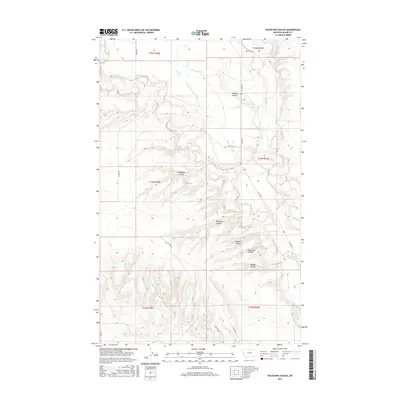 2017 Map of Telescope Coulee, 2017 Print