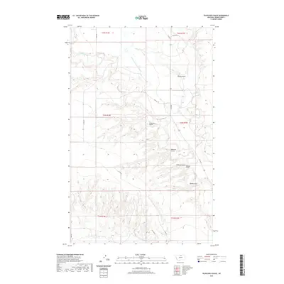 2020 Map of Telescope Coulee, 2020 Print