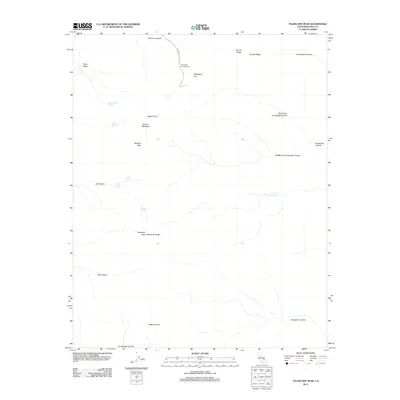 2012 Map of Telescope Peak, 2012 Print