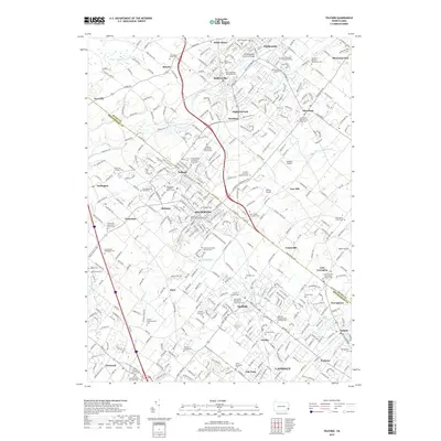 2019 Map of Telford, 2019 Print