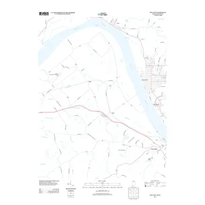 2013 Map of Tell City, 2013 Print