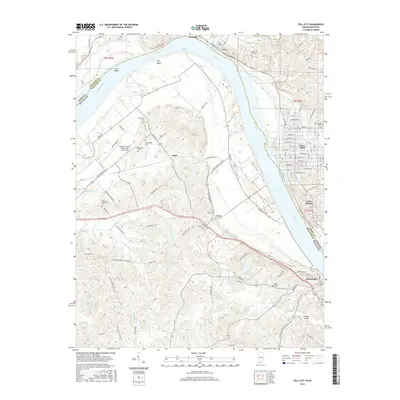 2016 Map of Tell City, 2016 Print