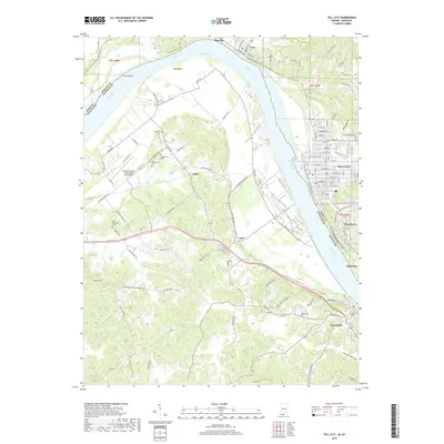 2019 Map of Tell City, 2019 Print