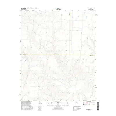 2016 Map of Tell South, 2016 Print