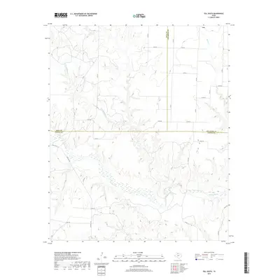 2019 Map of Tell South, 2019 Print