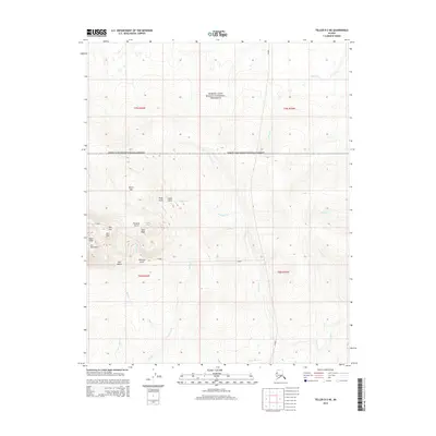 2014 Map of Teller D-3 NE, 2014 Print
