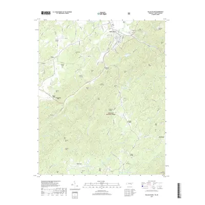 2019 Map of Tellico Plains, 2019 Print