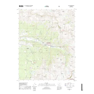2019 Map of Telluride, 2019 Print