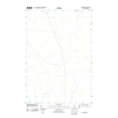 2011 Map of Telos Brook, 2011 Print