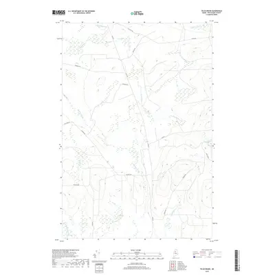 2018 Map of Telos Brook, 2018 Print