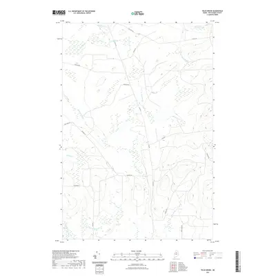 2021 Map of Telos Brook, 2021 Print