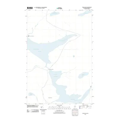 2011 Map of Telos Lake, 2011 Print