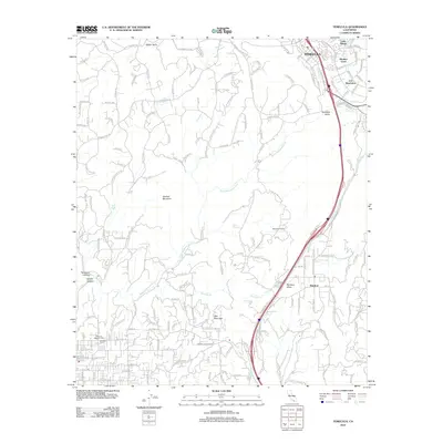 2012 Map of Temecula, 2012 Print